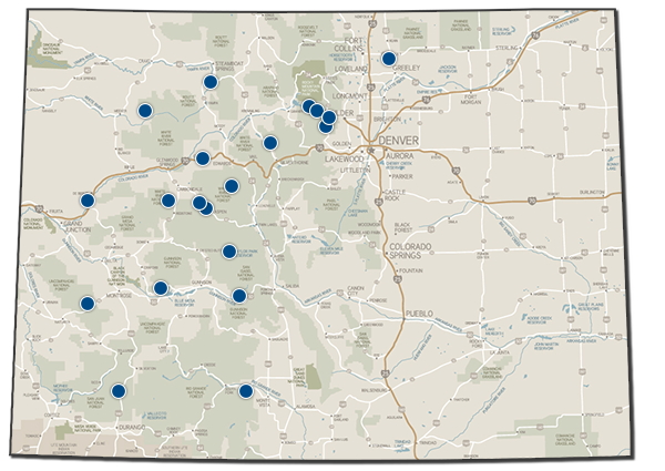 Full Colorado projects map