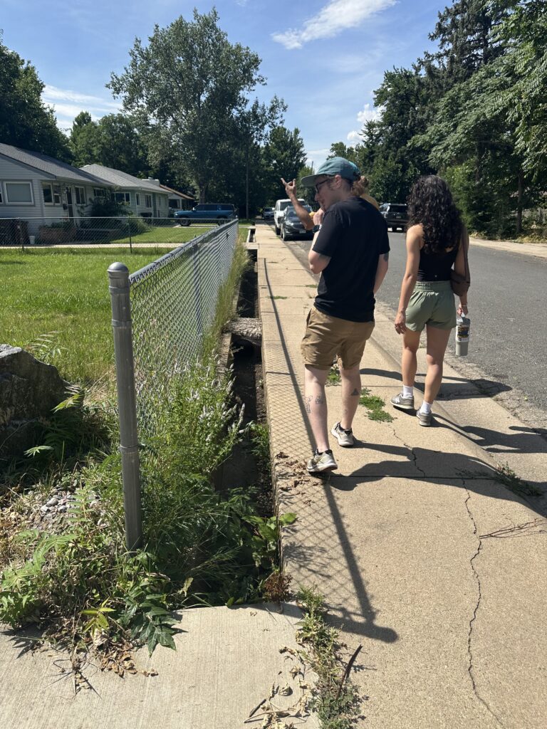 Exploring the urban ditch system in Boulder, CO.
